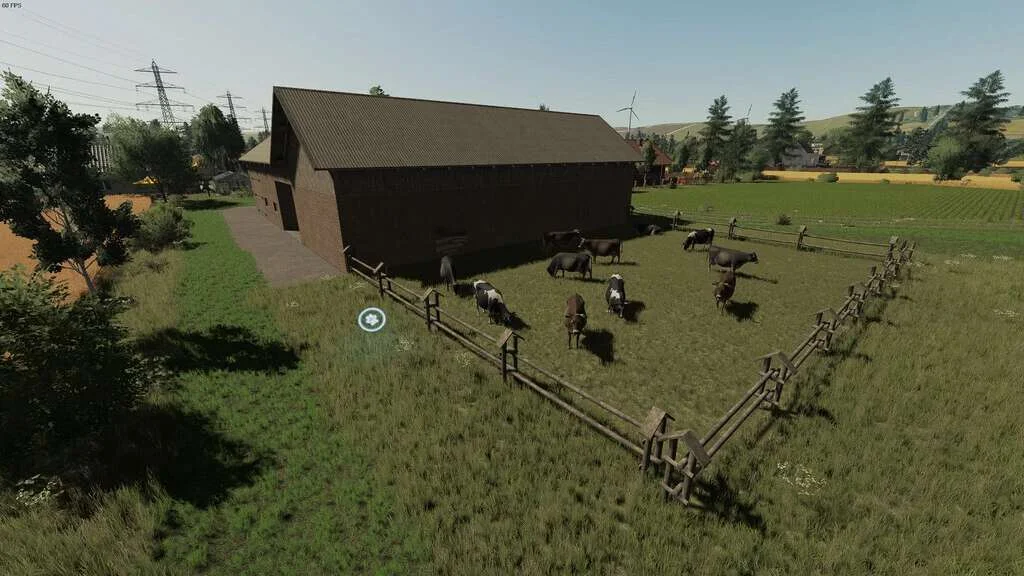 Cow Barn With Garage v1.0.0.1 FS22 FS22 Mod Free Download