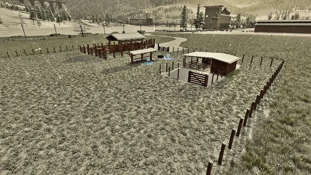 Cow Pasture With Milking Barn v1.0 FS22