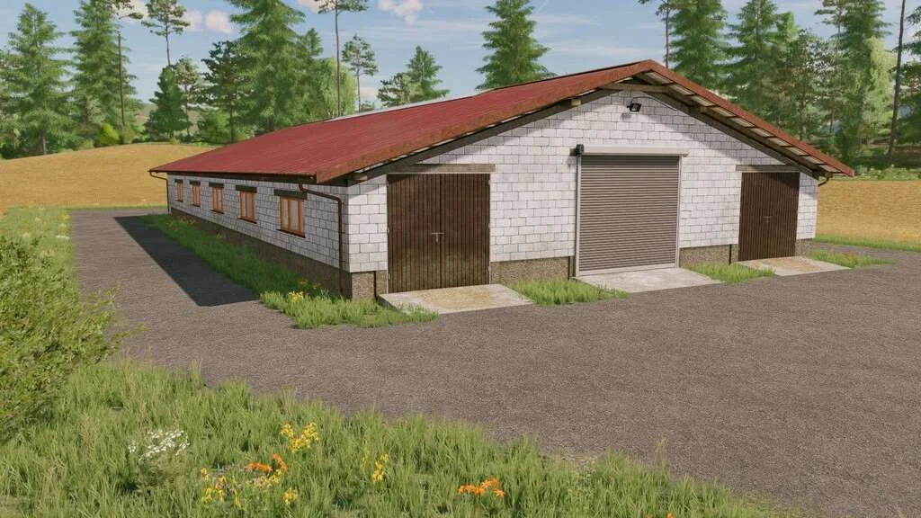 Cow Shed 42×22 v1.0.0.1 FS22 FS22 Mod Free Download