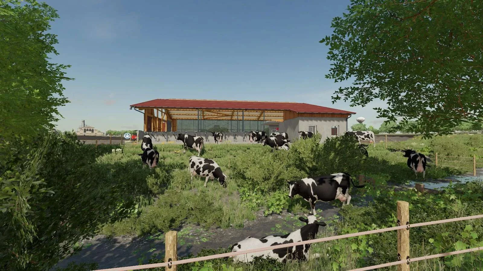 Cowbarn Medium v1.0 FS22 FS22 Mod Free Download