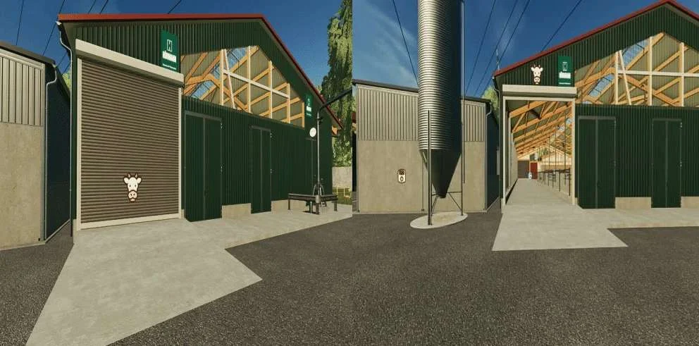 CowBarnBig v1.0 FS22 FS22 Mod Free Download