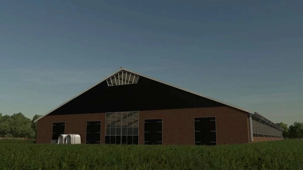 Cowshed 3+3 v1.1 FS22 FS22 Mod Free Download