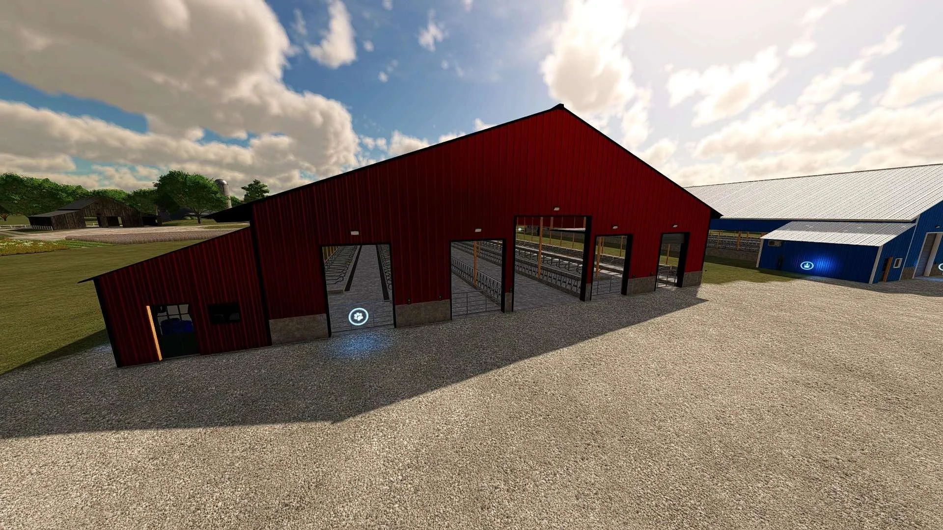 Crooked Creek Free Stall v1.1 FS22 FS22 Mod Free Download