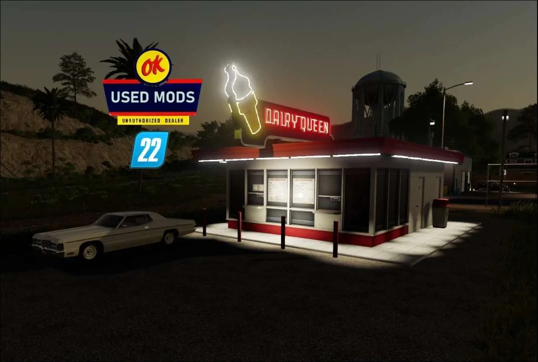 Dairy Queen – With Selling point v1.0 FS22 FS22 Mod Free Download