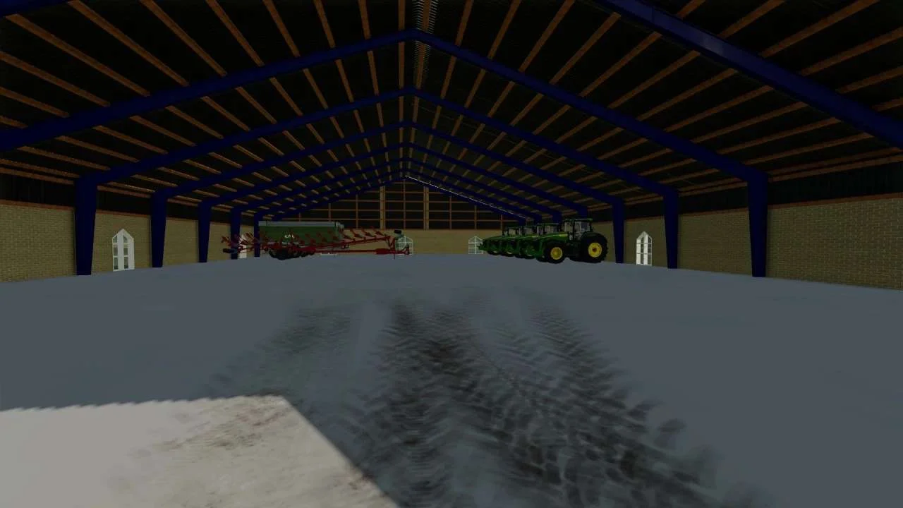 Danish yellow brick shed v1.0 FS22 FS22 Mod Free Download