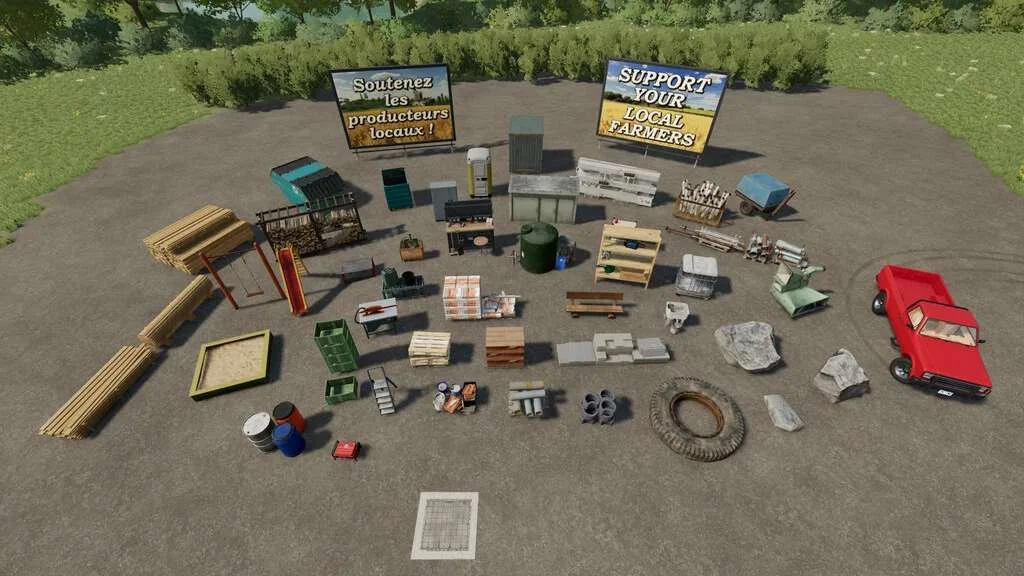 Decorative Details Pack v1.0 FS22 FS22 Mod Free Download