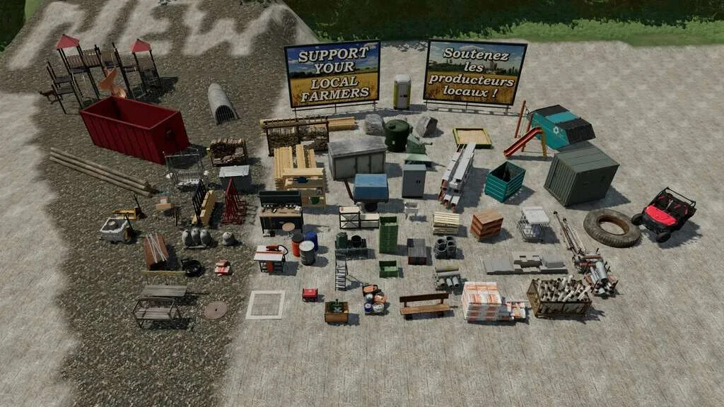 Decorative Details Pack v1.1 FS22 FS22 Mod Free Download