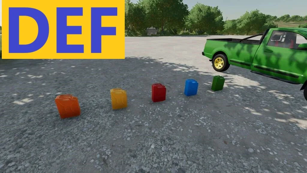 DEF Canister V1.0 FS22 FS22 Mod Free Download