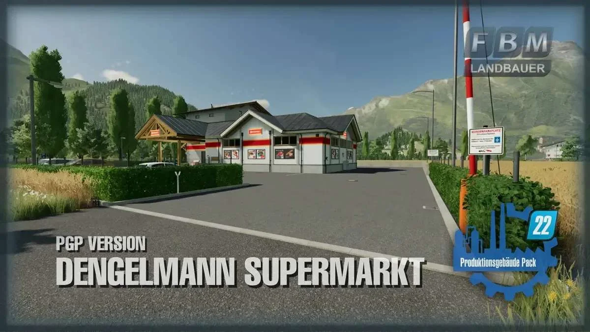 Dengelmann Supermarket (PGP Version) v1.0 FS22 FS22 Mod Free Download