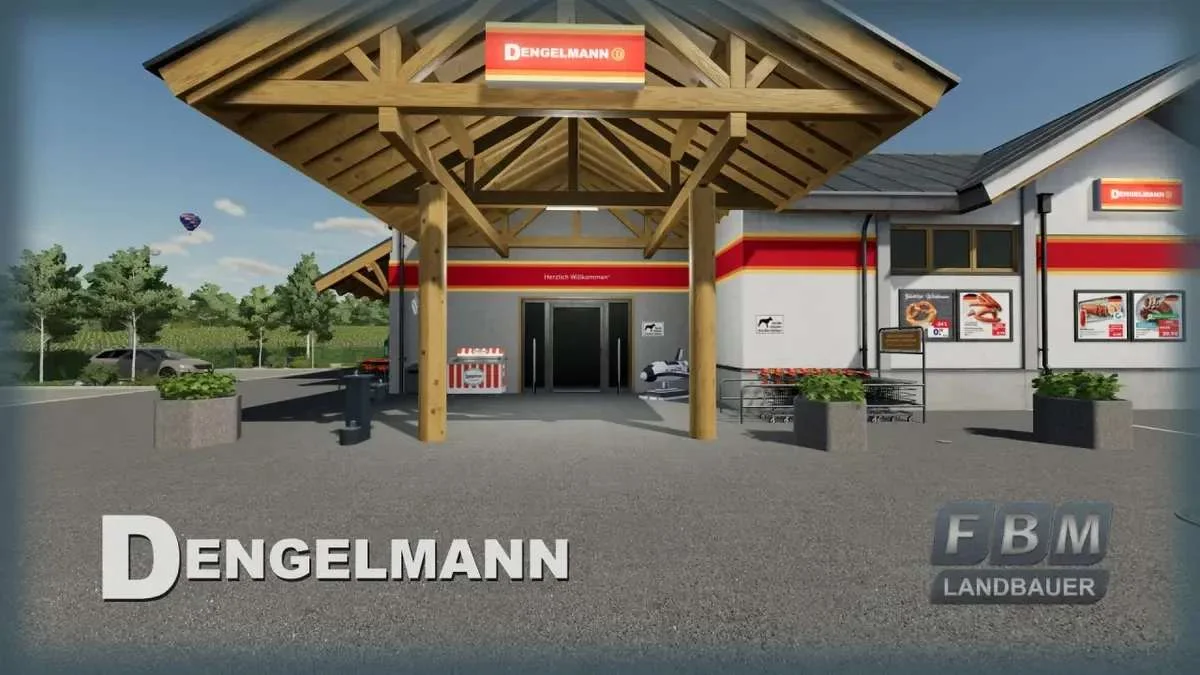 Dengelmann Supermarket v1.1 FS22 FS22 Mod Free Download
