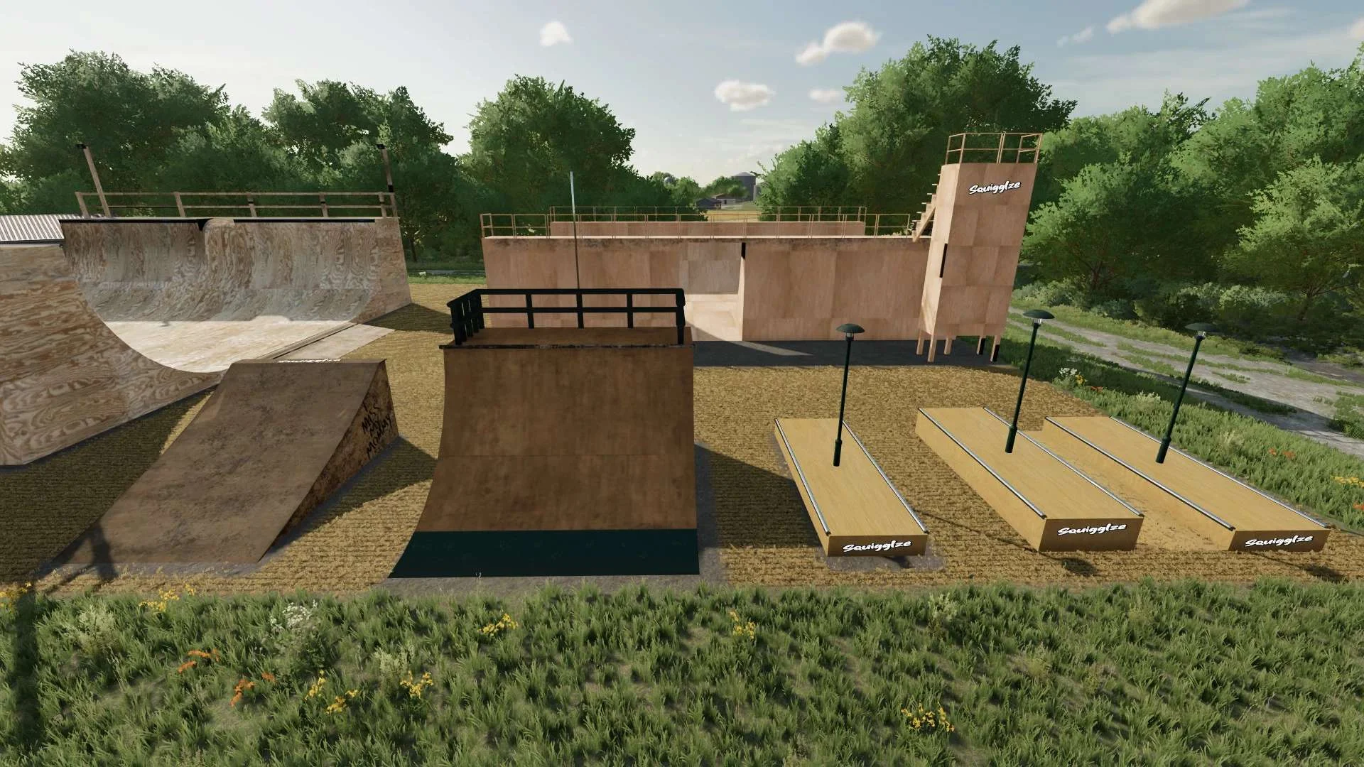 DIY Skate Park v1.0 FS22 FS22 Mod Free Download