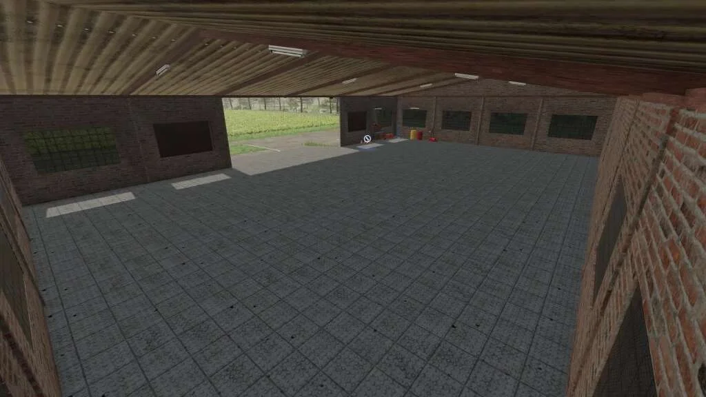 Double Door Garage v1.0 FS22 FS22 Mod Free Download