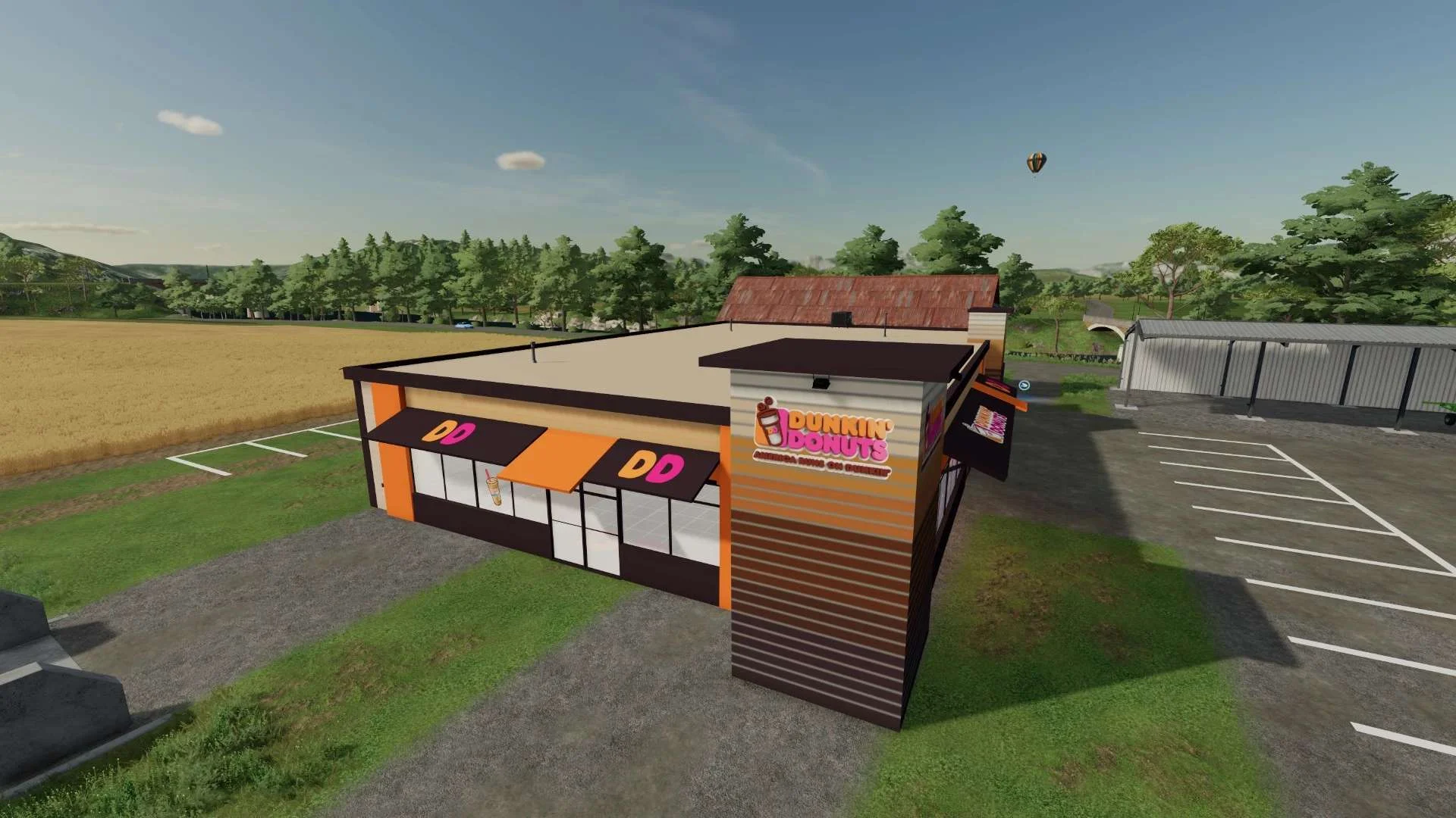 Dunkin Donuts Pack v1.0 FS22 FS22 Mod Free Download