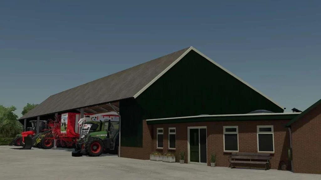 Dutch Contractor Shed v1.0 FS22 FS22 Mod Free Download