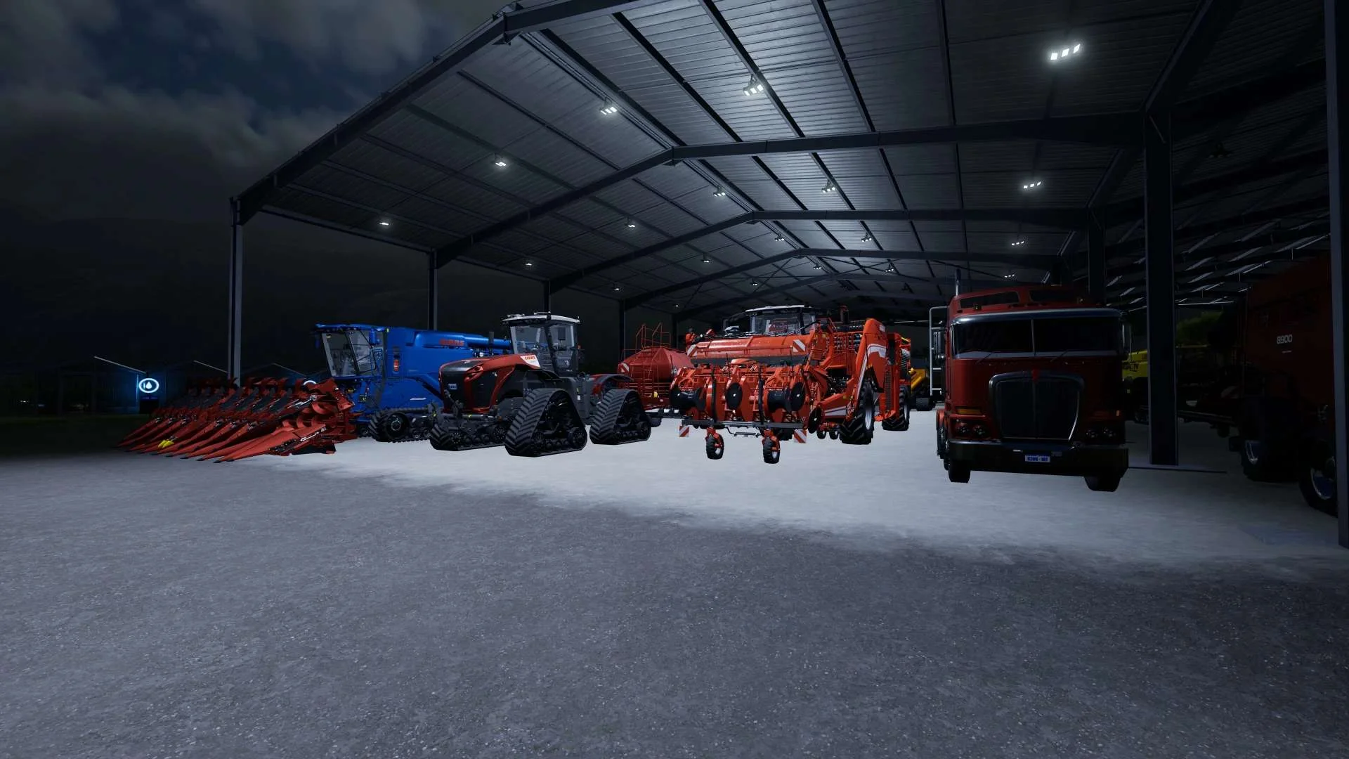 Easyshed 3 with lights V1.0 FS22 FS22 Mod Free Download