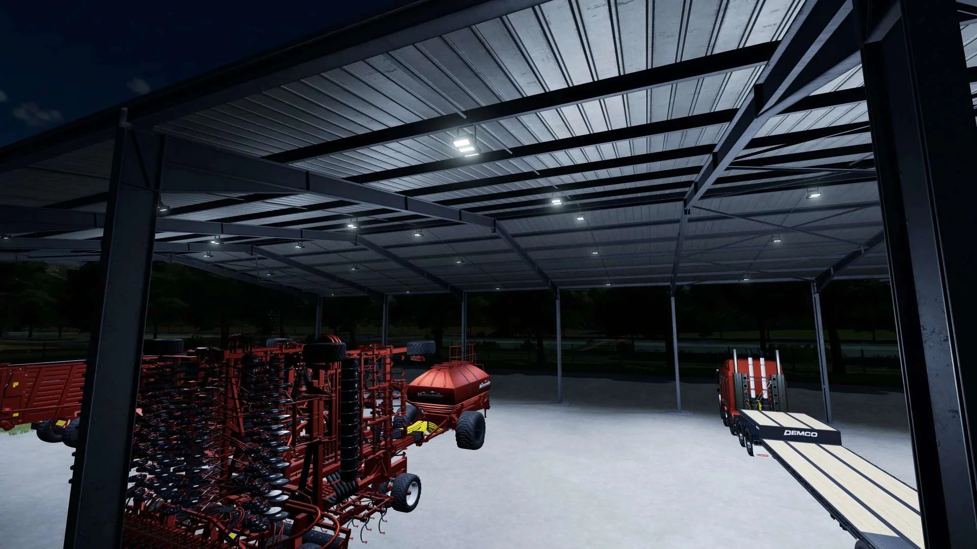 EasyShed3 with Lights V1.0.2 FS22 FS22 Mod Free Download