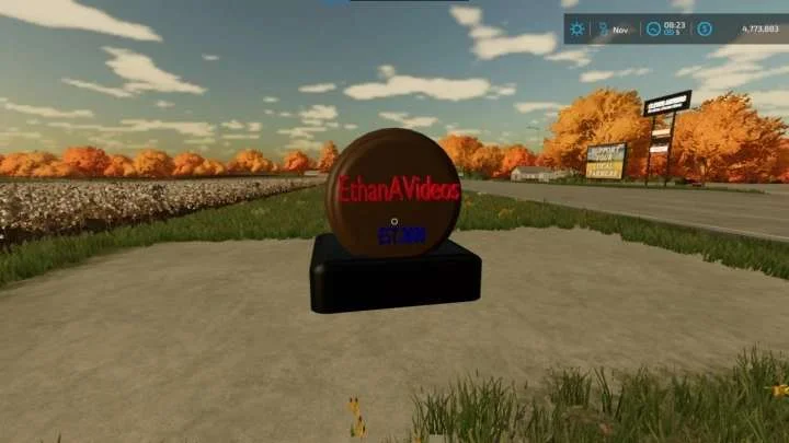 EAV Placeable Signs decor v1.0 FS22 FS22 Mod Free Download