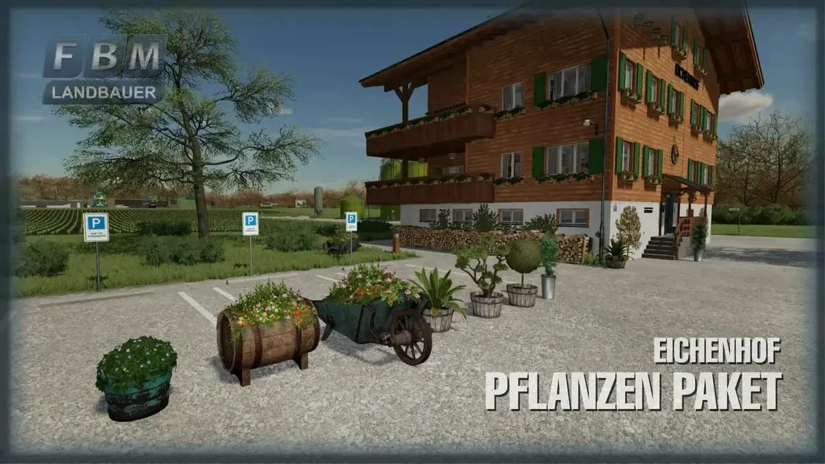 Eichenhof Plant Pack v1.0 FS22 FS22 Mod Free Download
