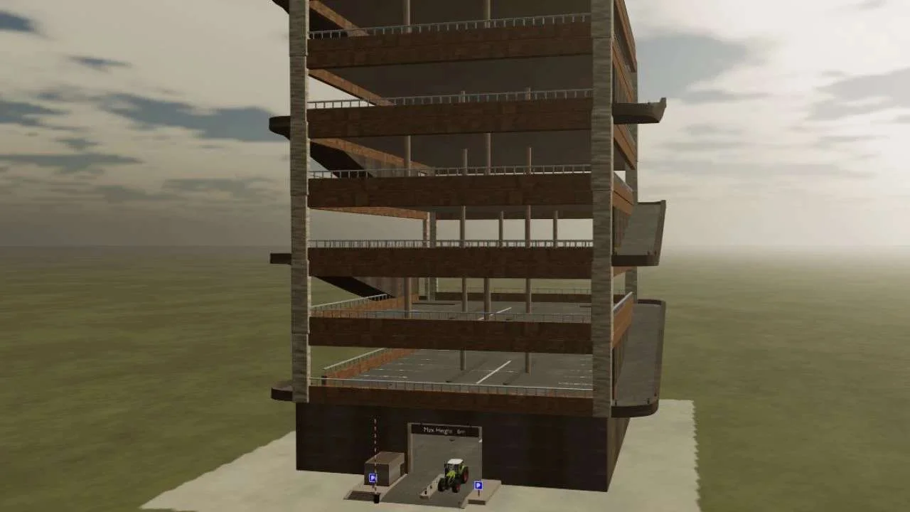 Eight Level Parking Garage v1.0 FS22 FS22 Mod Free Download