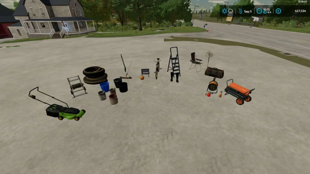 Elmcreek props IN-GAME FS22 v1.0 FS22 FS22 Mod Free Download