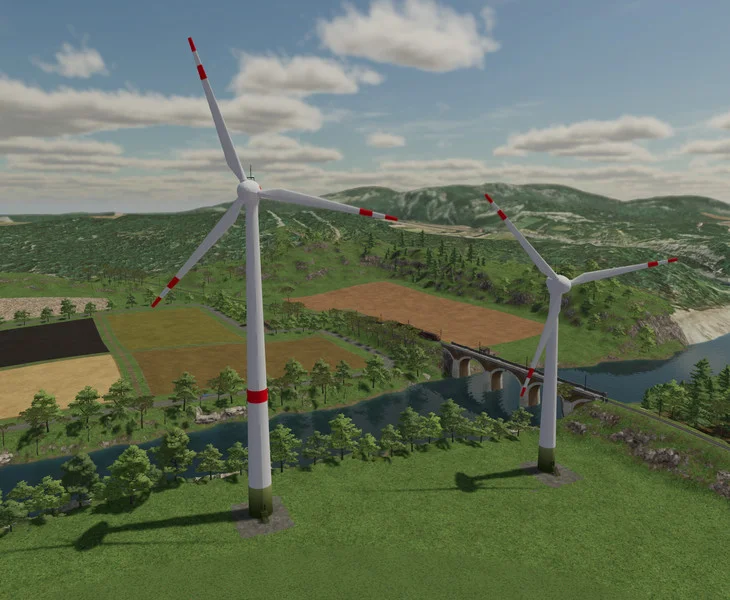 Enercon EP2 Windturbines V1.0.0.1 FS22 FS22 Mod Free Download