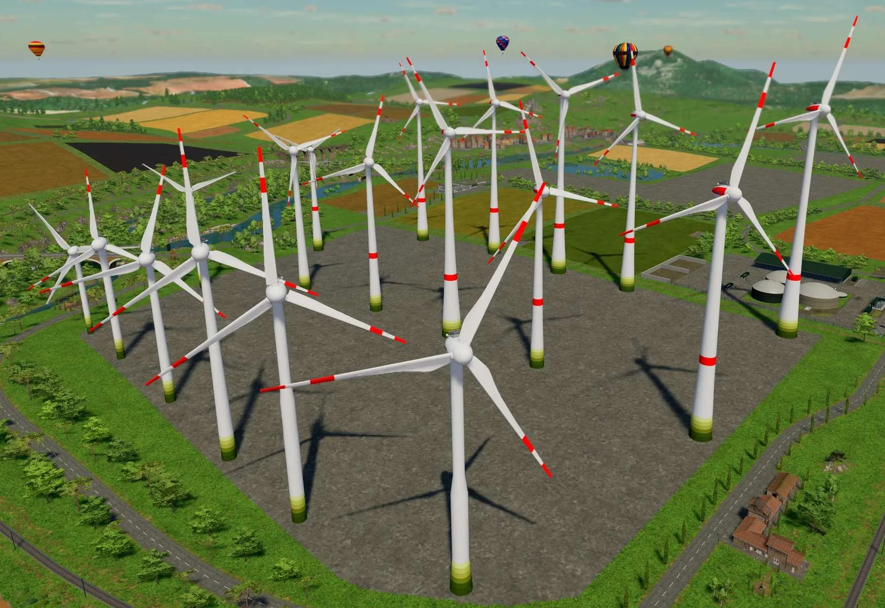 Enercon EP2 Windturbines v1.2 FS22 FS22 Mod Free Download