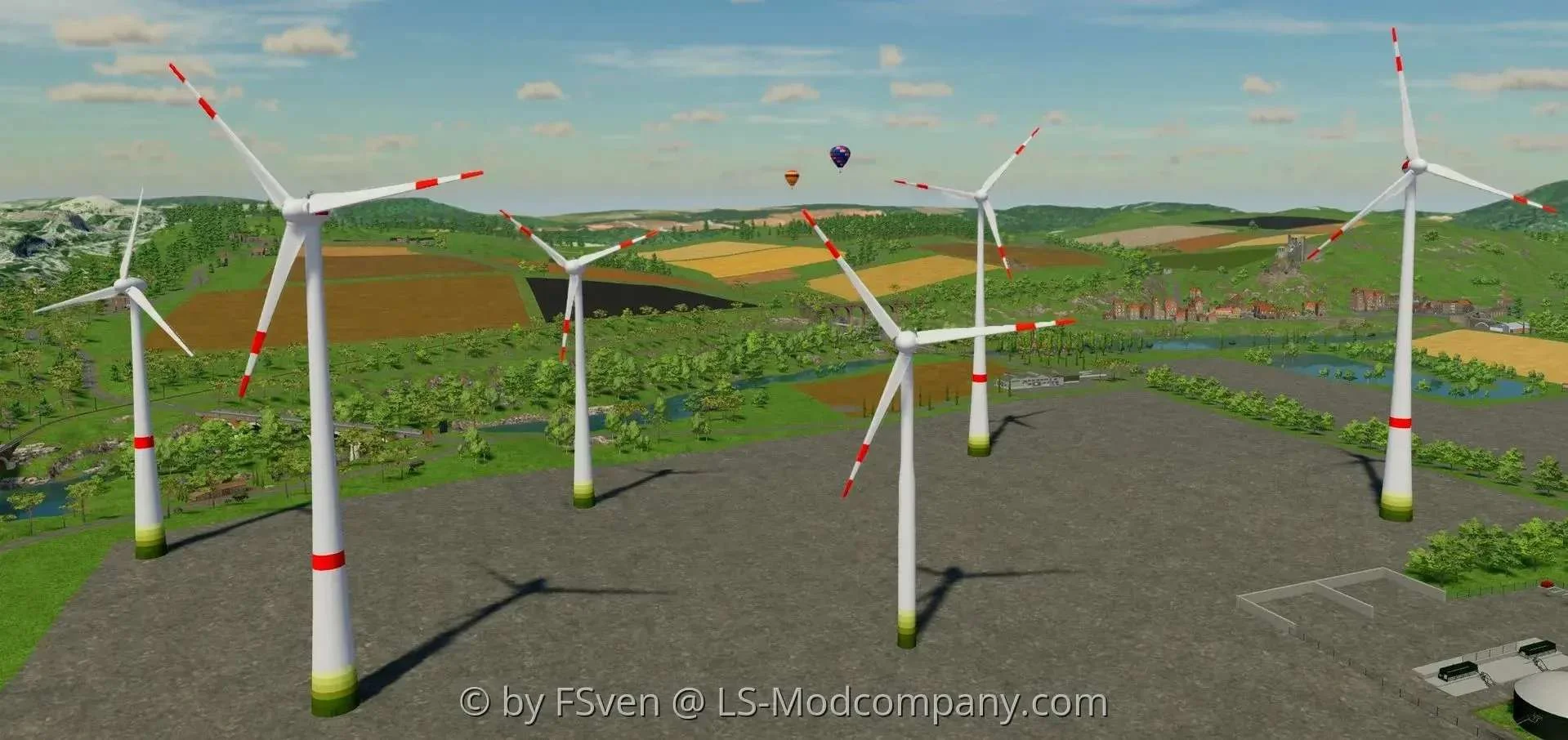 Enercon EP2 Windturbines v1.4 FS22 FS22 Mod Free Download