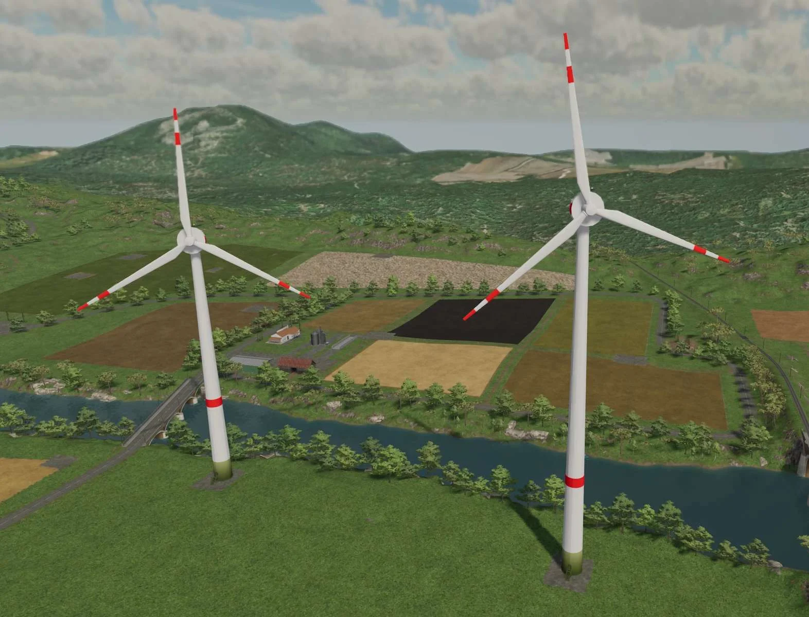 Enercon EP3 Windturbines v1.0 FS22 FS22 Mod Free Download