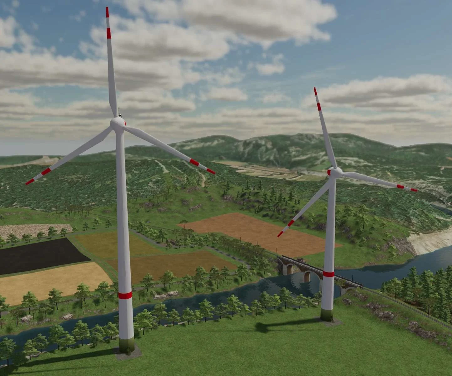 Enercon EP4 Windturbines v1.0 FS22 FS22 Mod Free Download