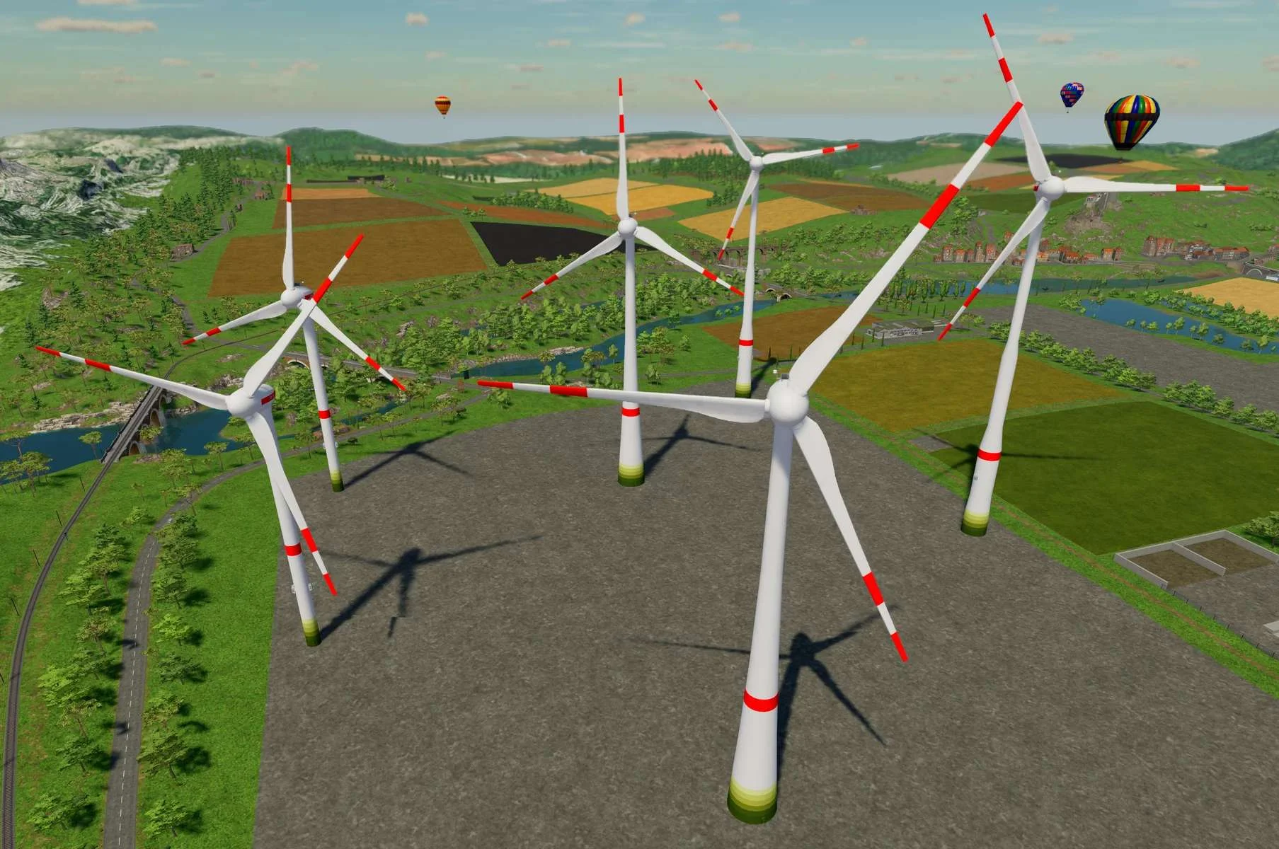 Enercon EP4 Windturbines v1.2 FS22 FS22 Mod Free Download