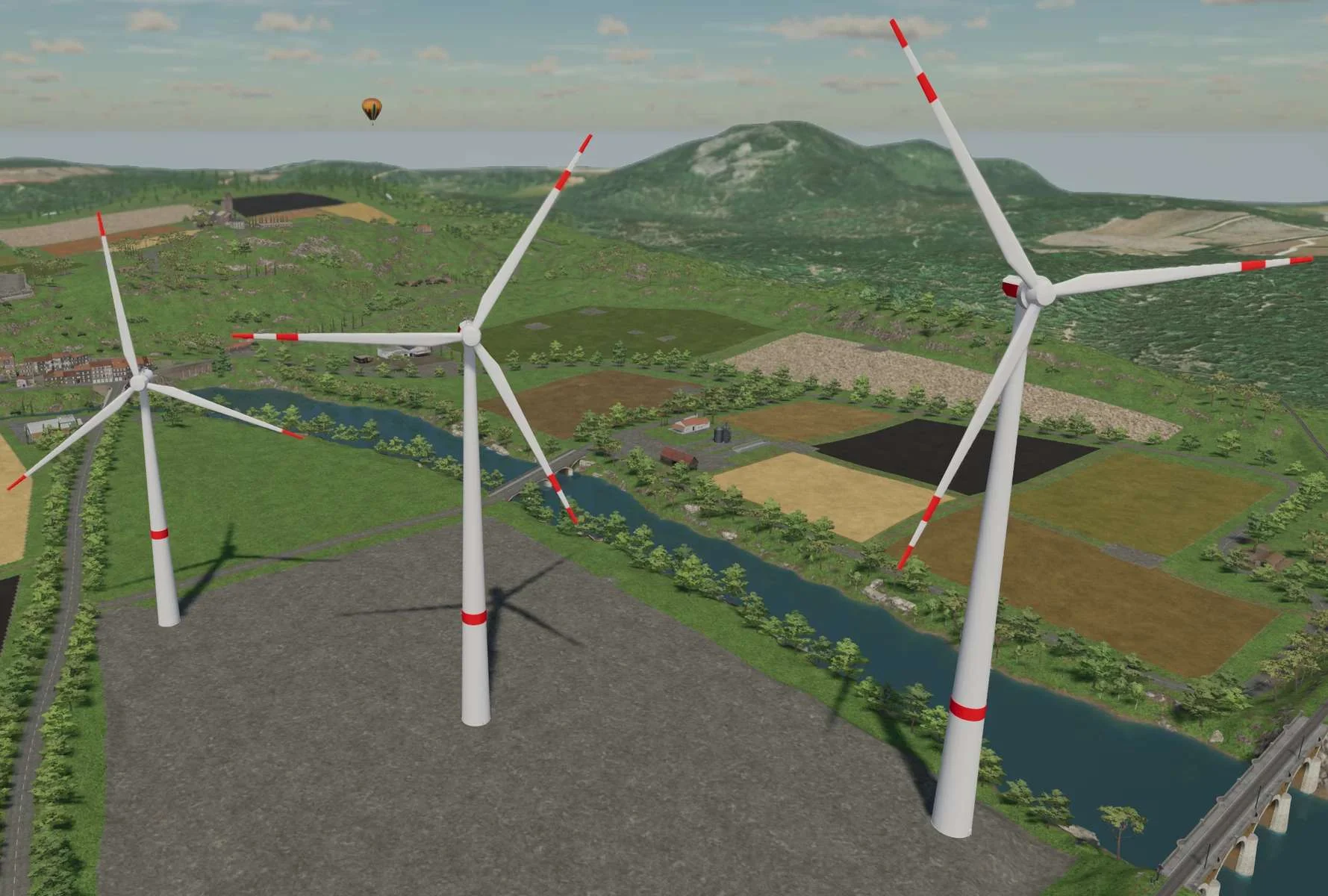 Enercon EP5 Windturbines v1.0 FS22 FS22 Mod Free Download