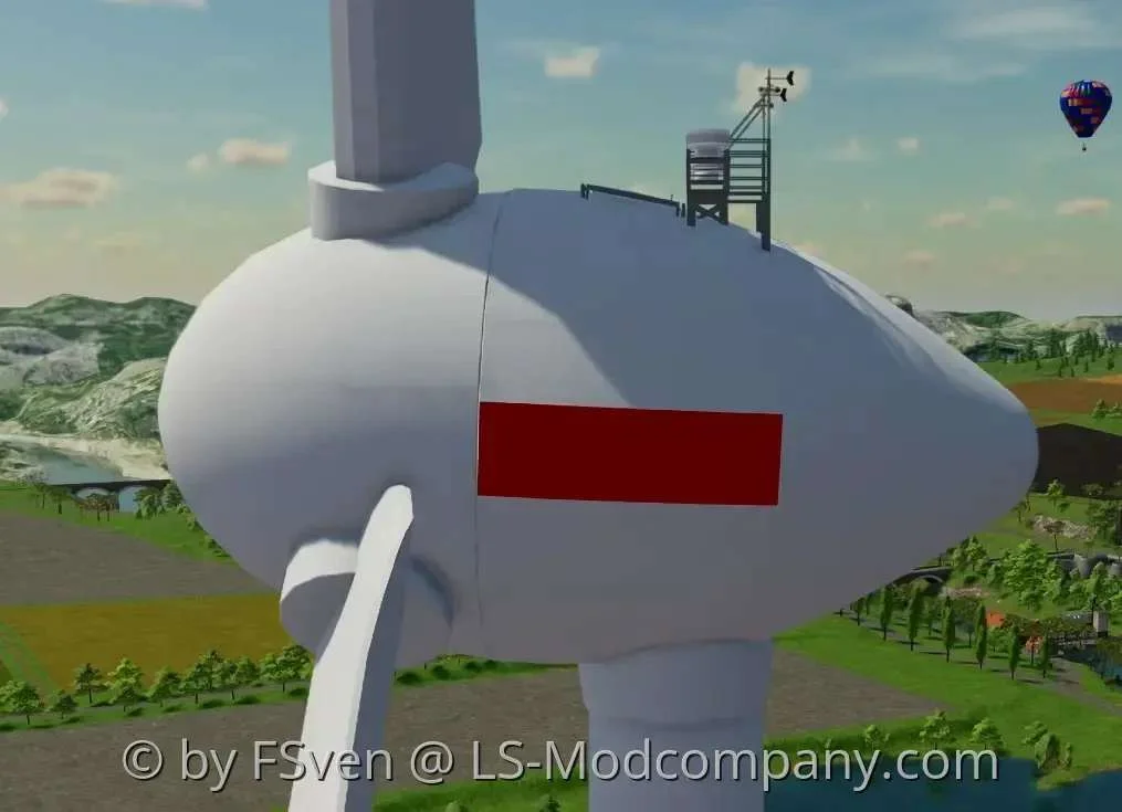 Enercon EP8 Windturbine v1.0 FS22 FS22 Mod Free Download