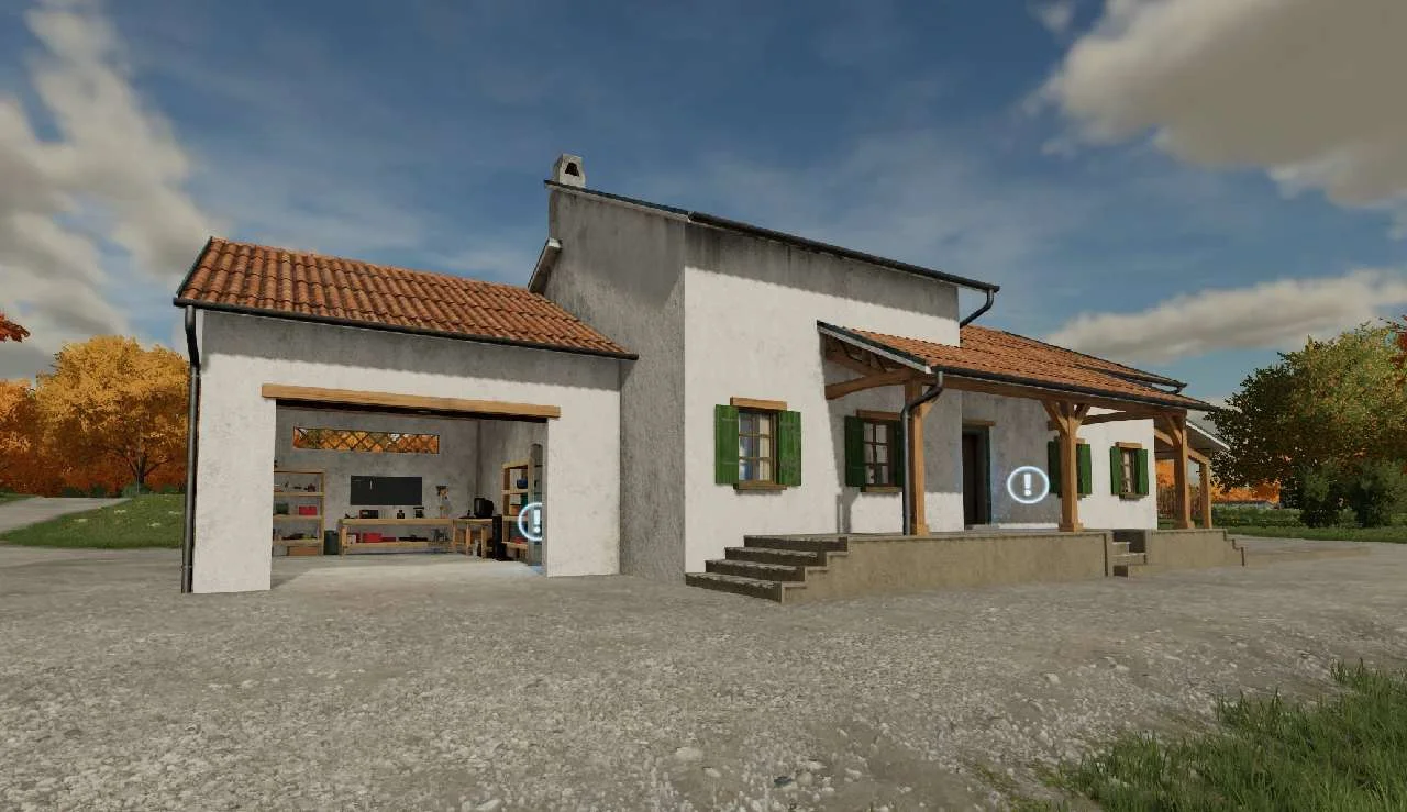 European farmhouse v1.0 FS22 FS22 Mod Free Download