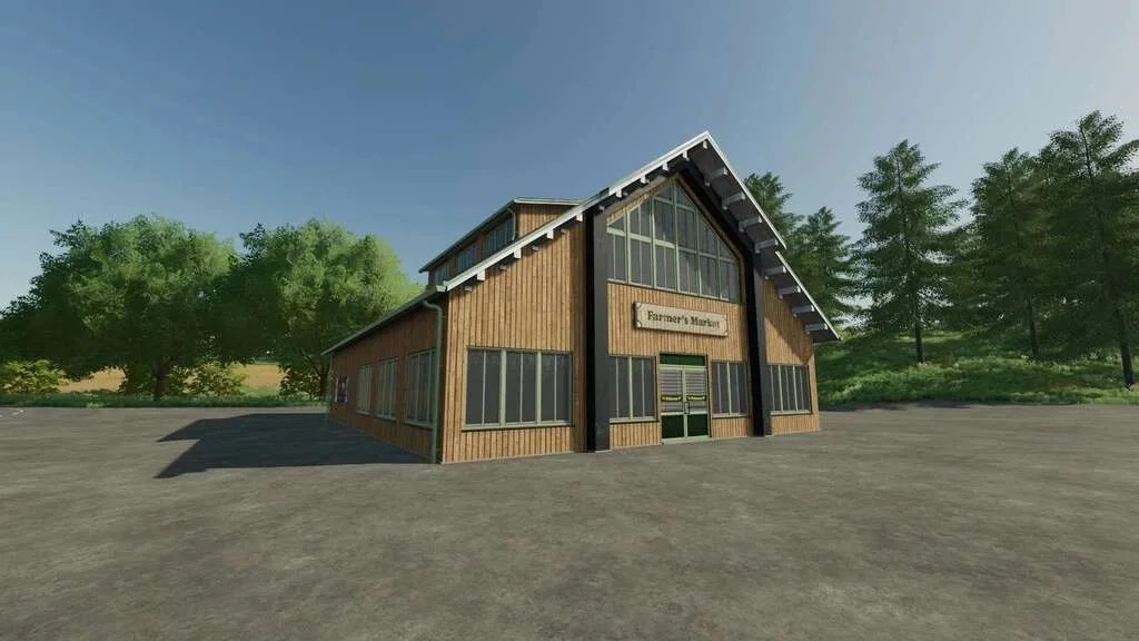 Farmers Market v1.0 FS22 FS22 Mod Free Download
