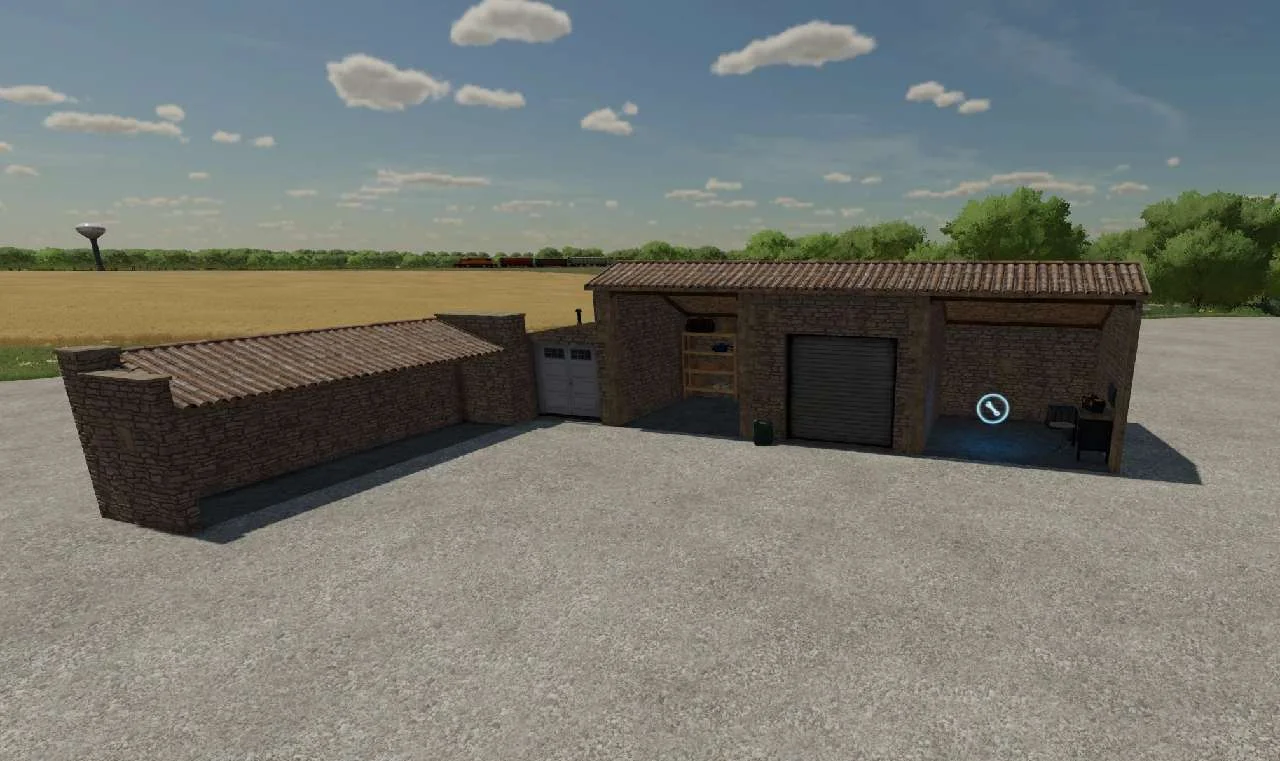 Farmhouse with Workshop v1.0 FS22 FS22 Mod Free Download