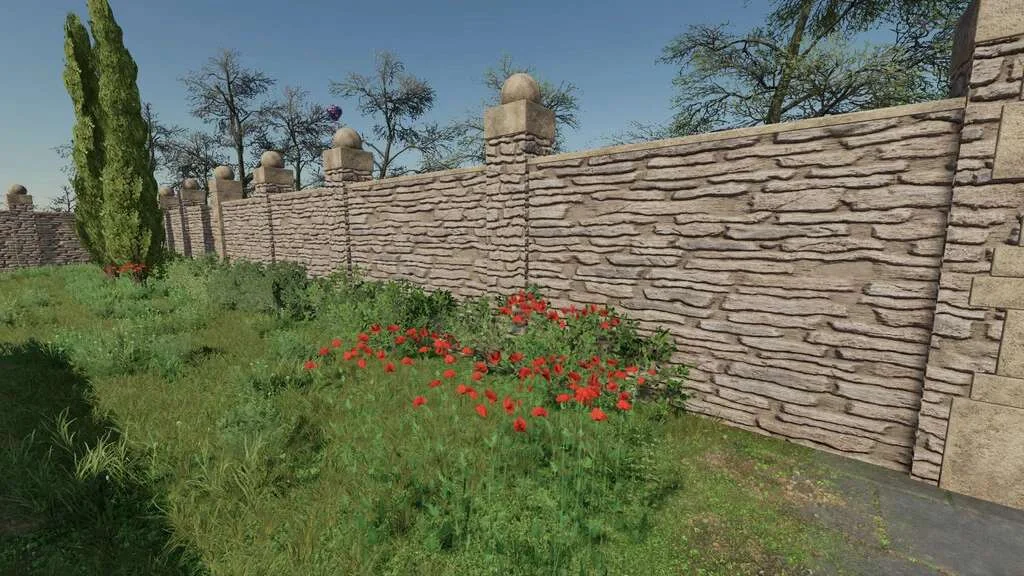 Fence Wall And Gate v1.0 FS22 FS22 Mod Free Download