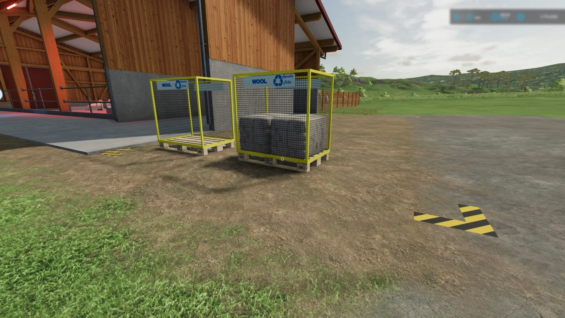 Fillable and reusable pallet for wool eggs and honey V1.0 FS22 FS22 Mod Free Download