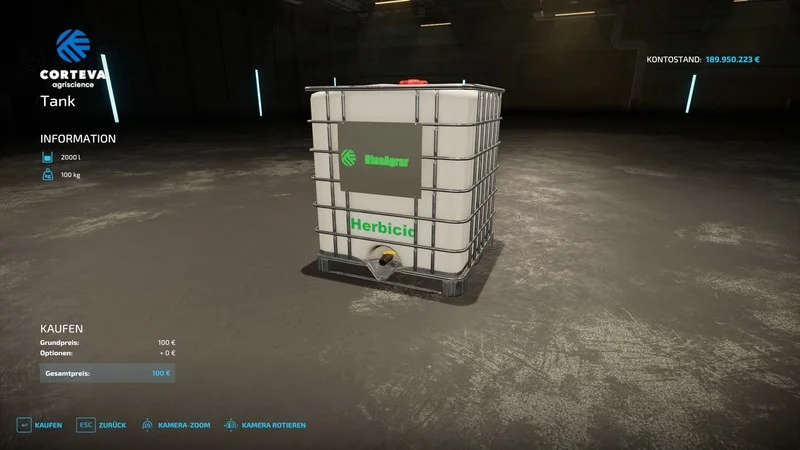 Fillable IBC V1.0 FS22 FS22 Mod Free Download
