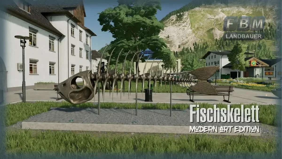 Fish Skeleton v1.0 FS22 FS22 Mod Free Download
