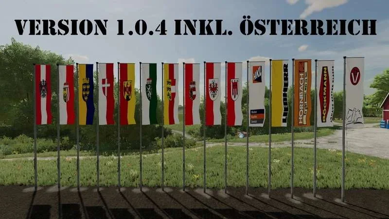 Flag set v1.0.4 FS22 FS22 Mod Free Download