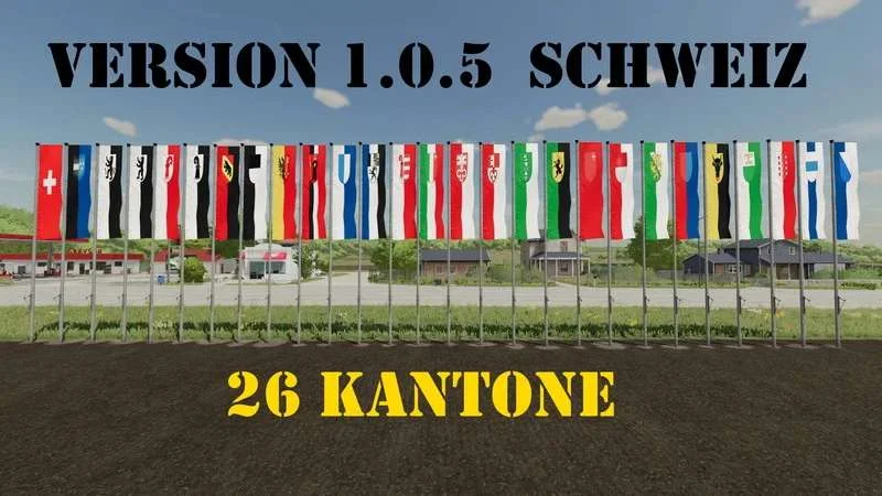 Flag set v1.0.5 FS22 FS22 Mod Free Download