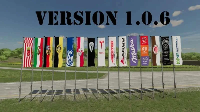 Flag set v1.0.6 FS22 FS22 Mod Free Download