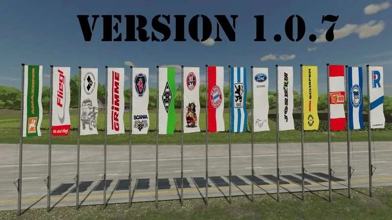 Flag set v1.0.7 FS22 FS22 Mod Free Download