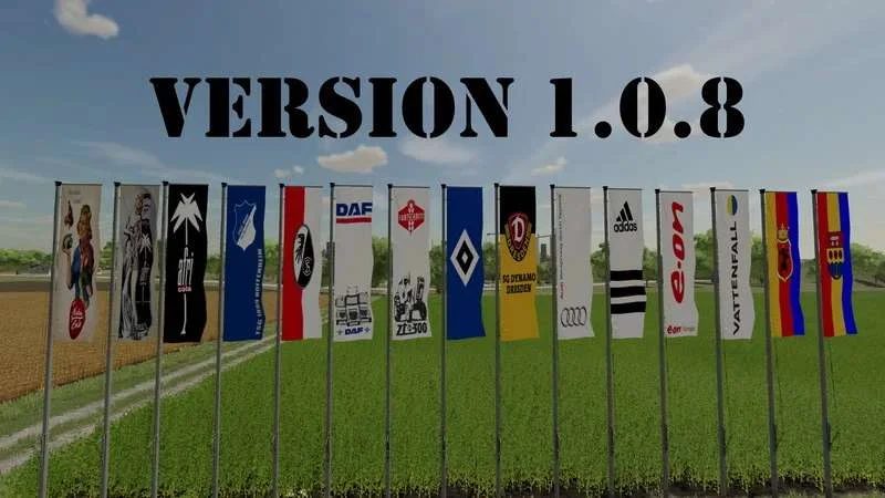Flag set v1.0.8 FS22 FS22 Mod Free Download