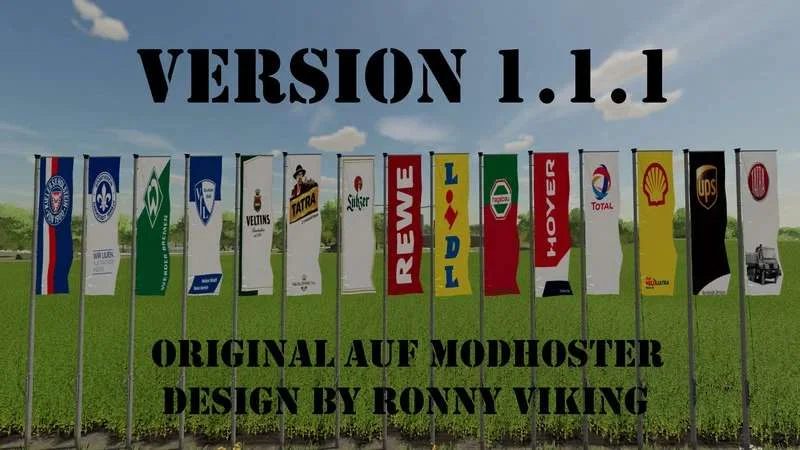 Flag set v1.1.1 FS22 FS22 Mod Free Download
