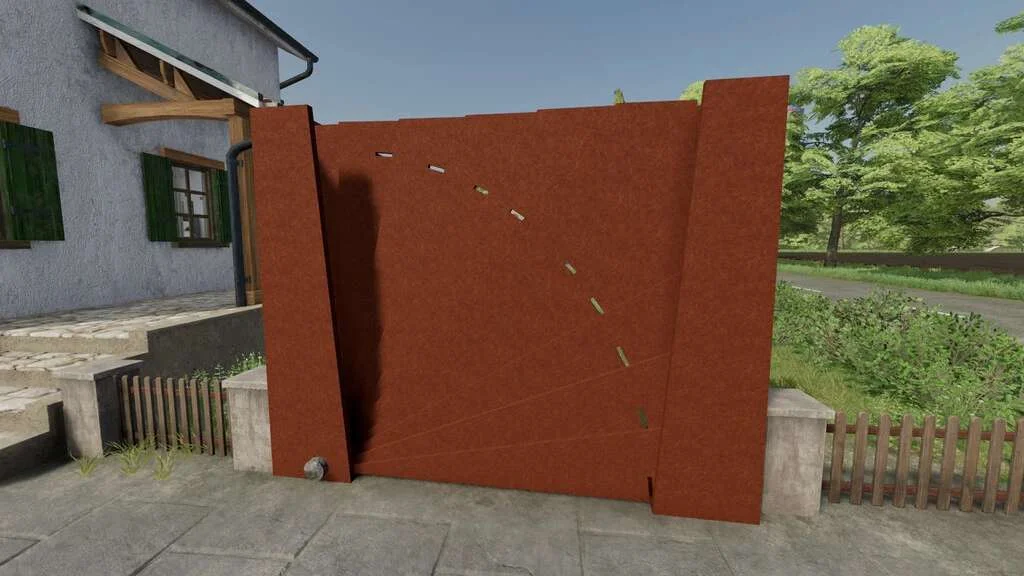 Folding Fan Gate v1.0 FS22 FS22 Mod Free Download