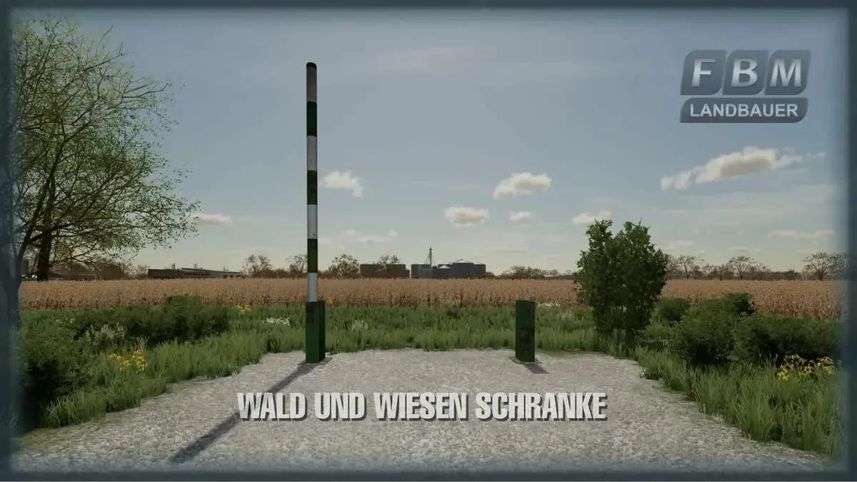 Forest And Meadow Barrier v1.0 FS22 FS22 Mod Free Download