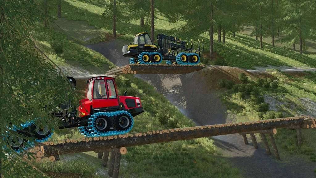 Forestry Bridge Pack v1.0 FS22 FS22 Mod Free Download