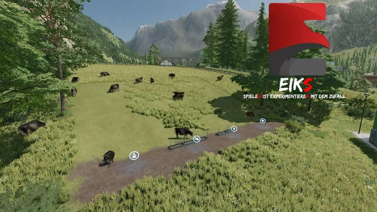 Free range cows by Eiks v1.0.0.2 FS22 FS22 Mod Free Download