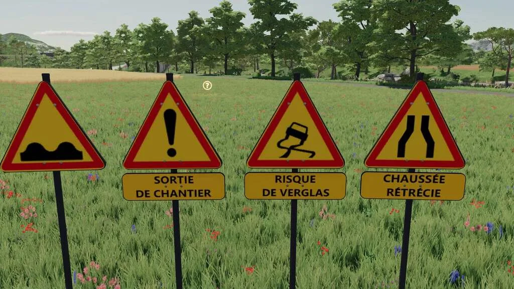 French Temporary Signs v1.1 FS22